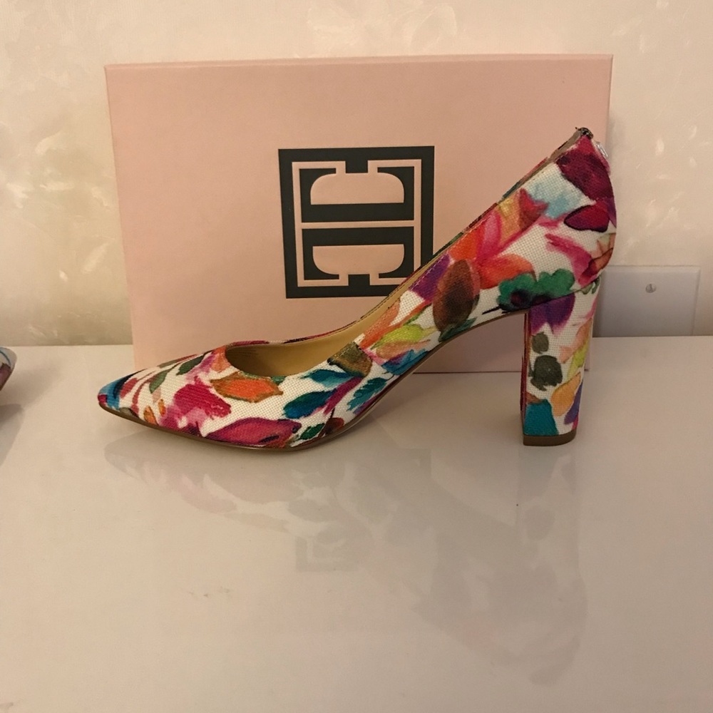 Floral Ivanka Trump Pumps